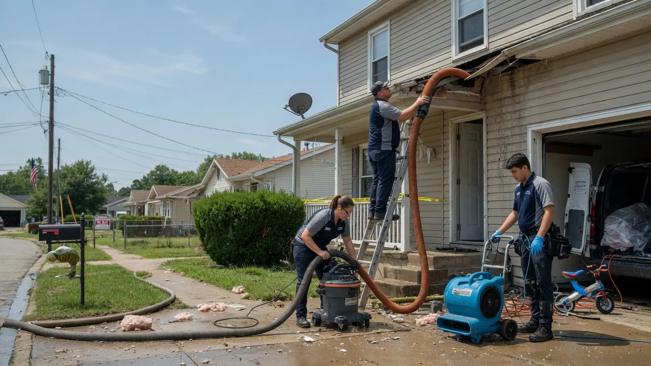 Water Damage Restoration in Evansville, WI near me